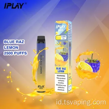 IPlay asli e-rokok 2500 puff coil coil vape
